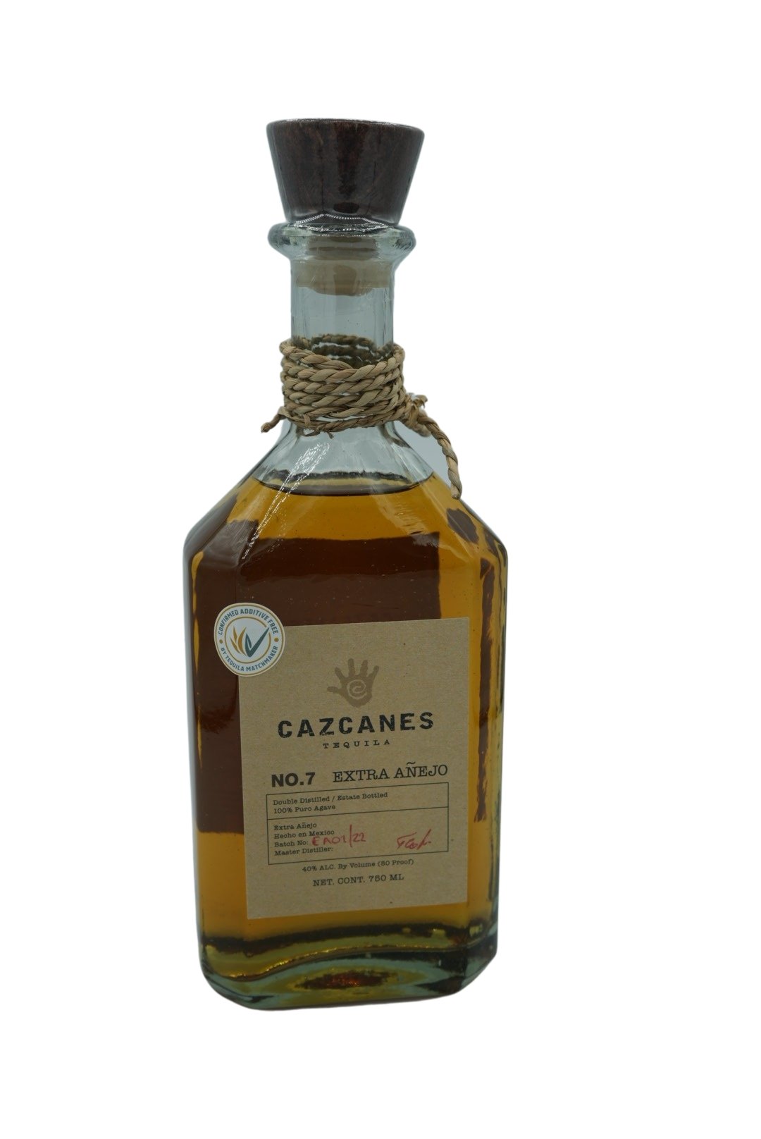 Cazcanes Tequila No. 7 Extra Anejo (Batch #EA01/22) 750 ml – Ferment ...